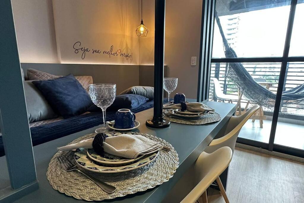 Apartamento Novissimo Solteiro Metro Brooklin Hmb720 *